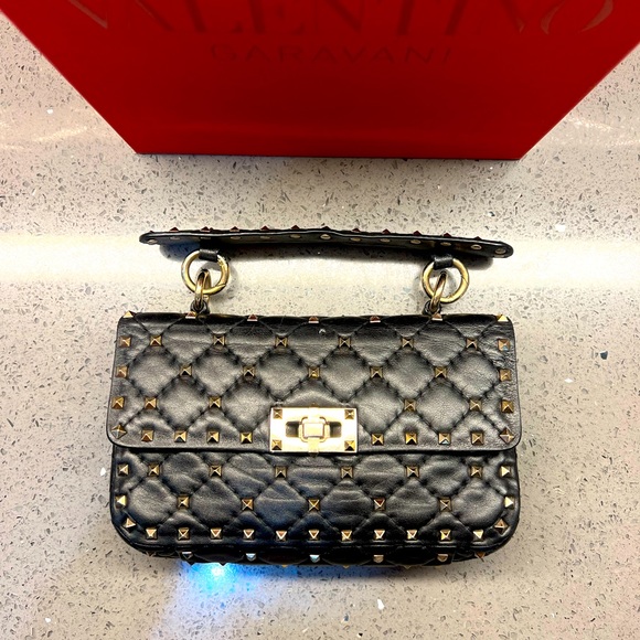 Valentino Napa Small Rockstud Spike Bag Small - Picture 8 of 16